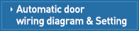 Automatic door wiring diagram & Setting